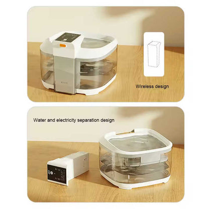 White 4.5L Rechargeable Pet Water Fountain for Cats & Dogs - Automatic Circulating Water Dispenser with Large Capacity - view 4