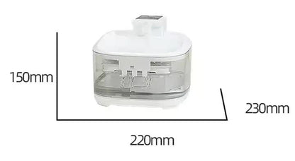 White 4.5L Rechargeable Pet Water Fountain for Cats & Dogs - Automatic Circulating Water Dispenser with Large Capacity - view 5