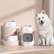 Blue Anti-Spill Floating Pet Water Bowl for Dogs and Cats - 1L Capacity, Splash-Proof and Anti-Wet Mouth Design - view 2