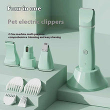 White 4-in-1 Pet Grooming Electric Clippers - Professional Rechargeable Trimmer for Dogs & Cats, Paw, Fur, Nail, and Ear Care | Compact Design, - view 2