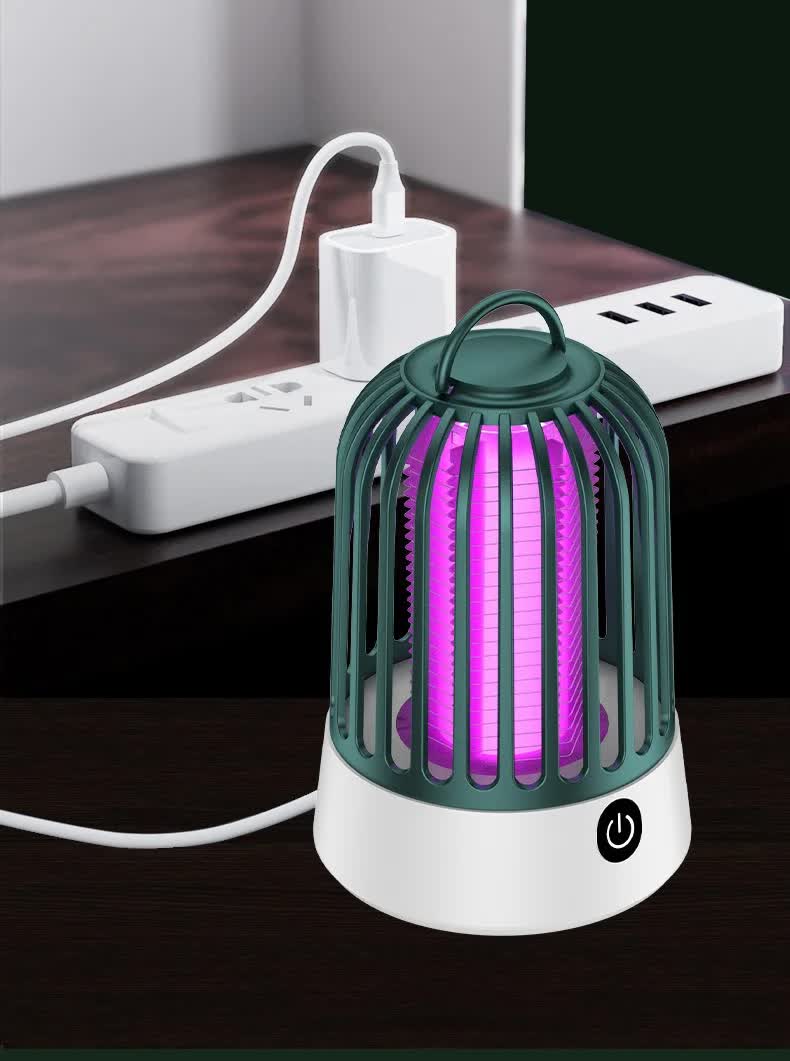 Yellow Electric Mosquito Killer Lamp with Dual Modes - 1200MA USB Rechargeable - view 4