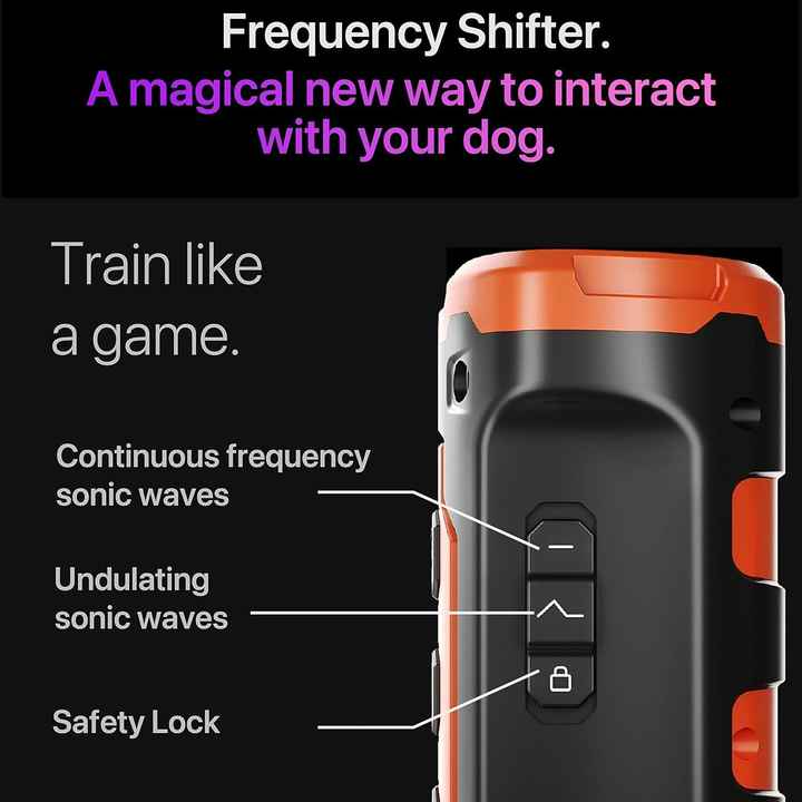 Gray Multifunctional Ultrasonic Dog Repeller & Flashlight - Long-Range SOS Emergency Light - view 3