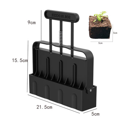 5x5 Soil Block Maker - Durable Handheld Gardening Tool for Seed Starting - view 3