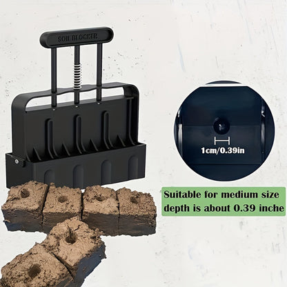 5x5 Soil Block Maker - Durable Handheld Gardening Tool for Seed Starting - view 4