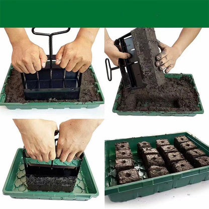 5x5 Soil Block Maker - Durable Handheld Gardening Tool for Seed Starting - view 6