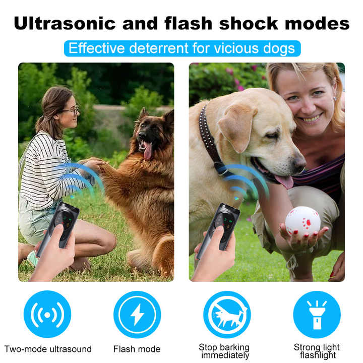 Ultrasonic Dog Repeller – High-Power, Flash Mode, Effective Outdoor Use for Controlling Aggressive Dogs - view 4