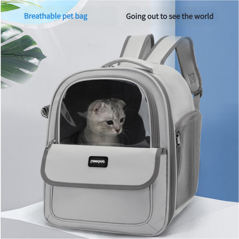 Coffee Pet Carrier Backpack - Space Capsule Design for Cats & Small Dogs - view 2
