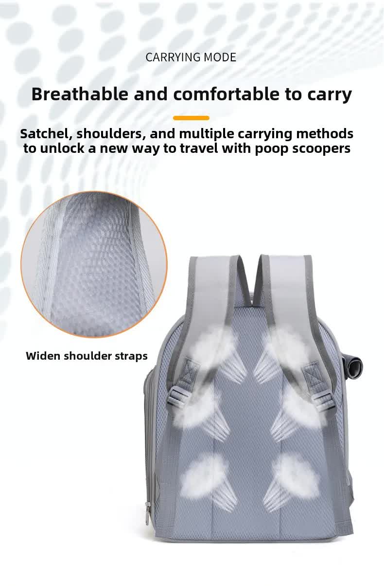 Coffee Pet Carrier Backpack - Space Capsule Design for Cats & Small Dogs - view 5