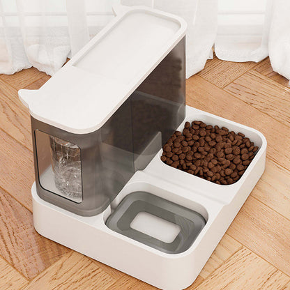 Pink Pet Feeder 3L Automatic Cat Feeder and Water Dispenser - Hassle-Free Hydration and Feeding - view 3