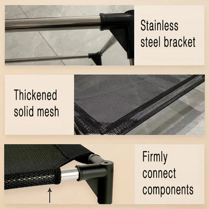 L Breathable and Cooling Elevated Pet Bed - Perfect for Dogs, Provides Comfort and Airflow - view 4