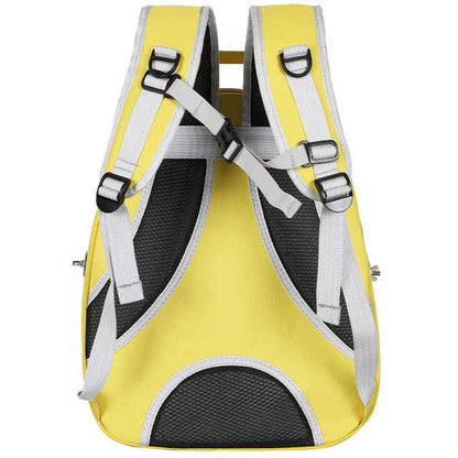 Grey Stylish Transparent PVC Pet Carrier Backpack - Large Capacity, Multi-Use for Birds & Cats(Including Wooden Stick) - view 6