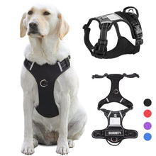 Size L Red Reflective No-Pull Dog Harness - Adjustable & Durable for Large Breeds, Anti-Escape Design - view 2