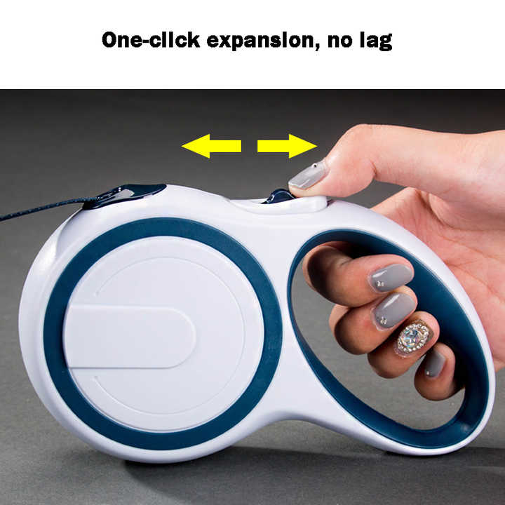 Coffee 5M Pet Leash Retractable - Tangle-Free, Extendable Pet Leash for Walking - view 3