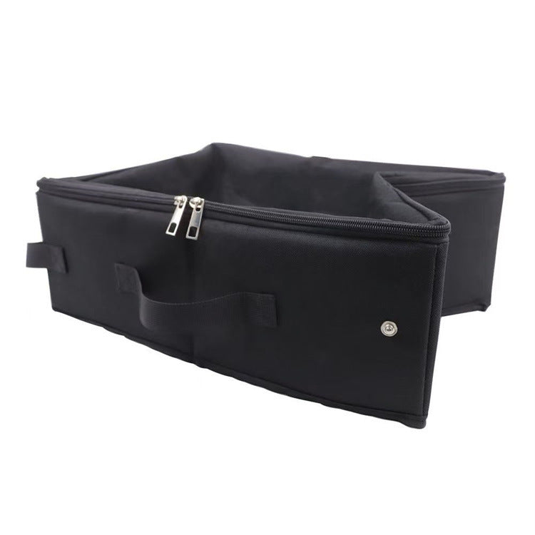Black Portable Foldable Cat Litter Box - Waterproof Travel Litter Pan for Cats - view 3
