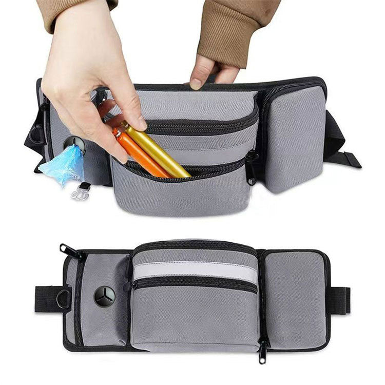 Multi-Function Dog Training Belt Bag with Water Bottle Holder - Grey - view 2