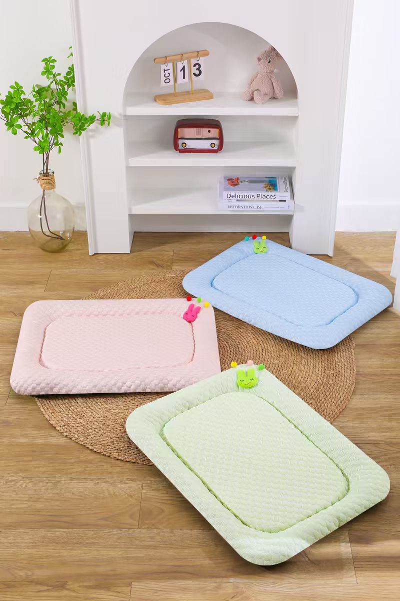 Pink Breathable Cooling Pet Mat - Ice Bean Summer Bed for Small Dogs (L : 50x65cm) - view 3