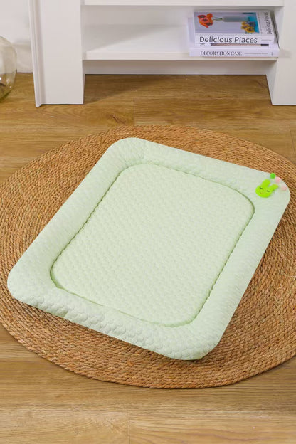 Green Breathable Cooling Pet Mat - Ice Bean Summer Bed for Small Dogs (L : 50x65cm) - view 2