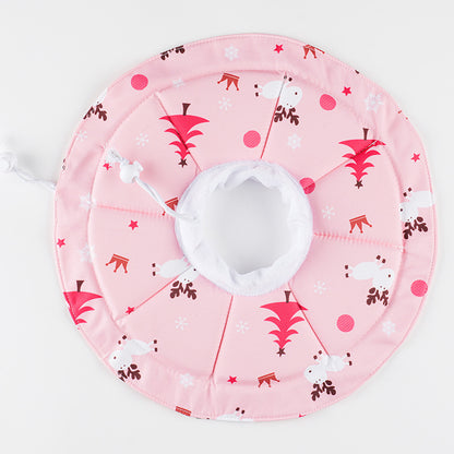 2 Pcs Size L Pink Comfortable Pet Recovery Collar | Waterproof Anti-Lick Collar for Cats & Dogs - view 2