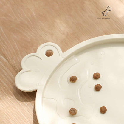 Orange Non-Slip Pet Feeding Mat - Waterproof Dog & Cat Food Bowl Placemat with Raised Edges - view 5