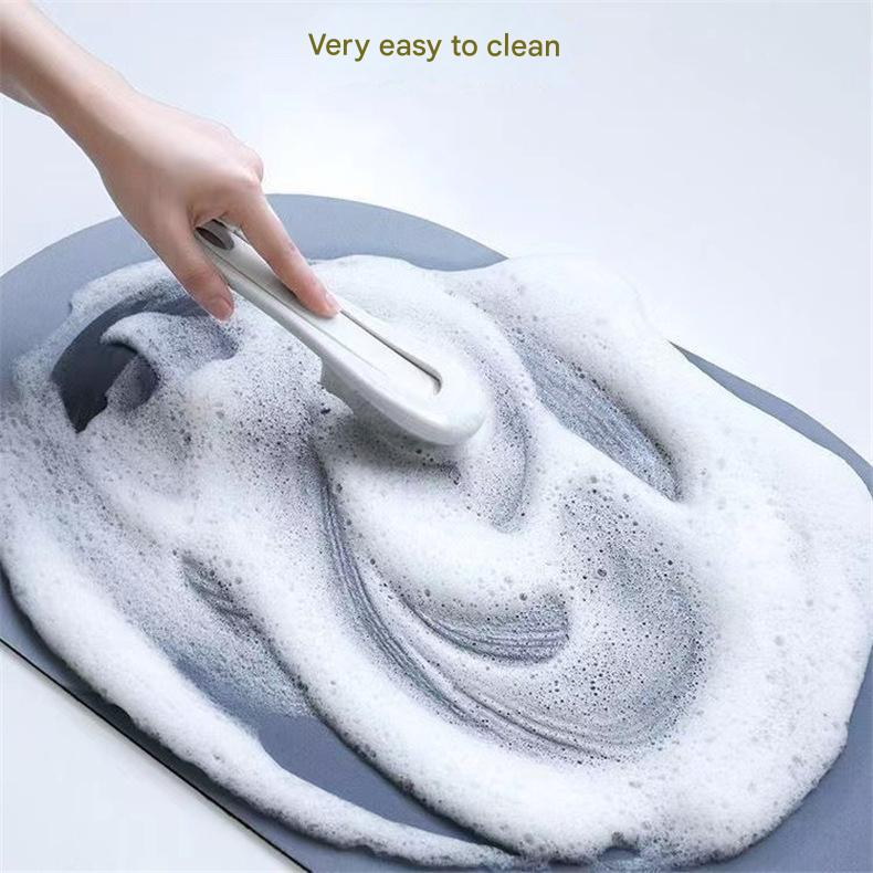 Style 5 Black And Blue Absorbent Diatomaceous Earth Pet Feeding Mat - Non-Slip & Quick Dry Placemat (50x80cm) - view 6