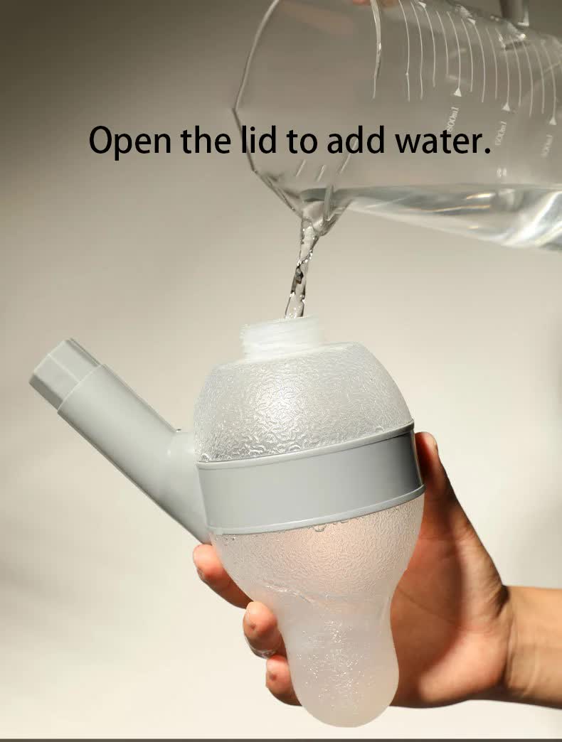 Grey Base Adjustable Height Pet Water Dispenser with Food Bowl Base - Non-Drip Bottle Feeder Station for Dogs & Cats - view 8