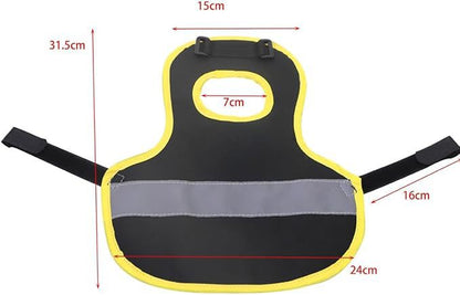 4 Pcs Camouflage Green High Visibility Chicken & Duck Safety Vest - Reflective Poultry Jacket - view 6