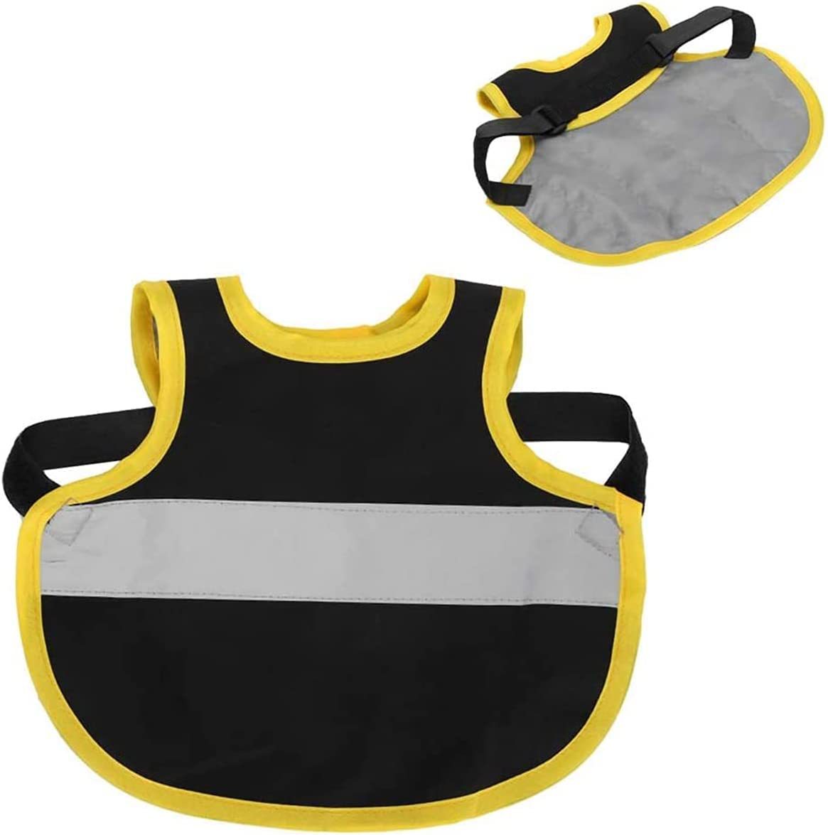 4 Pcs Camouflage Green High Visibility Chicken & Duck Safety Vest - Reflective Poultry Jacket - view 9