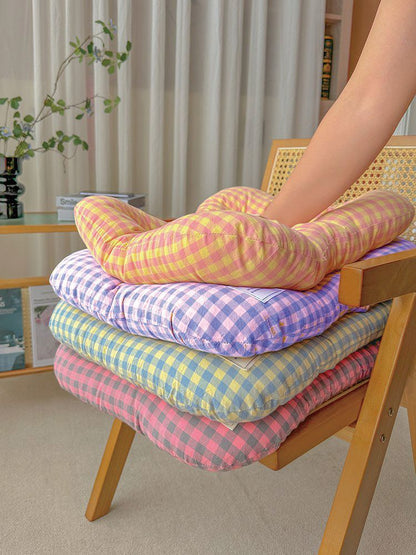 L Yellow-purple All-Season Pet Bed - Soft Washable Dog & Cat Lat with CoLfortable Cushion - WarL Winter Padding for SLall to Large Pets - view 3