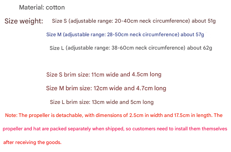 L Red Pet Baseball Cap with Spinning Propeller - Colorful Fun Design - See Details for Sizing - view 2