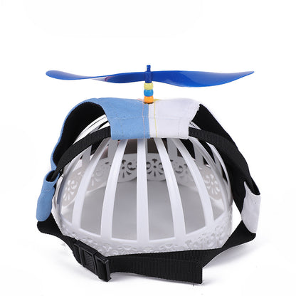 S Red Pet Baseball Cap with Spinning Propeller - Colorful Fun Design - See Details for Sizing - view 4
