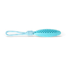 Blue Star Long Olive Durable Cotton Rope Dog Toy Set (2-Pack) - Chew, Tug & Treat Dispensing Ball for Dental Health