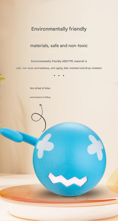 Rechargeable Interactive Cat Toy - Self-Rolling Ball with LED Light,Standard Edition Blue - view 7