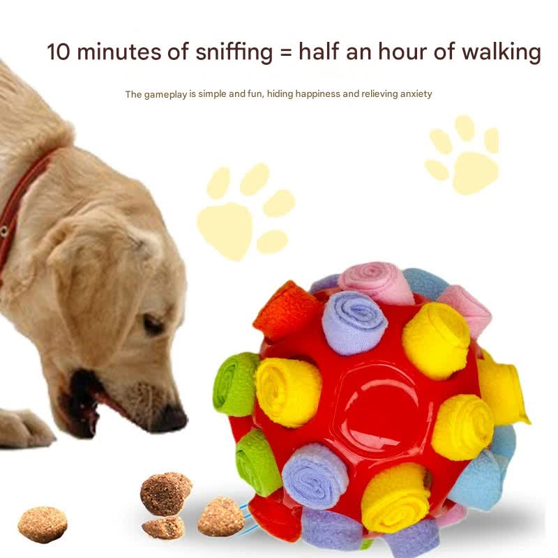 Rubber Snuffle Ball for Pets,Interactive Hollow Treat-Hiding Toy for Dogs and Cats(Pink) - view 2