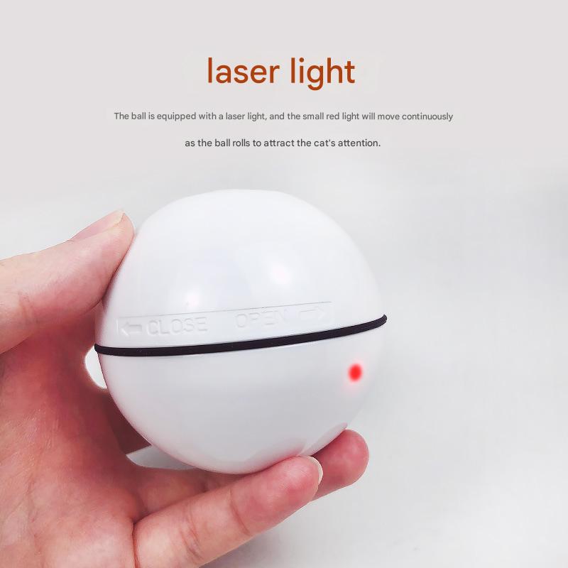 Smart USB Rechargeable Pet Interactive Rolling Ball(pink) - view 5