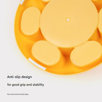 Interactive Pet Slow Feeder & Puzzle Toy - Press to Dispense Food, Improves Digestion(yellow) - view 4