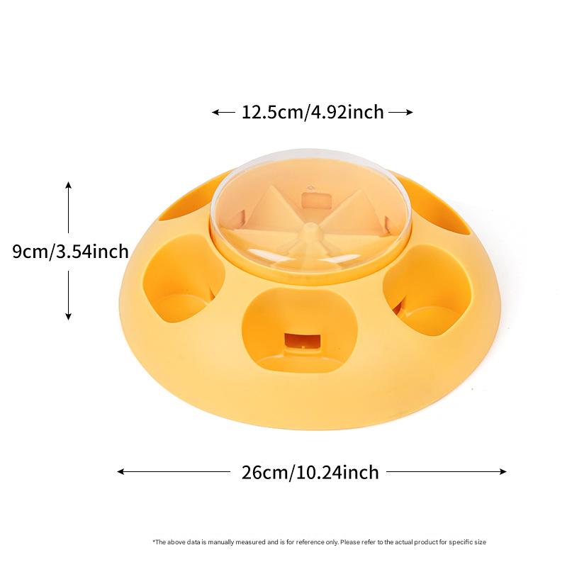 Interactive Pet Slow Feeder & Puzzle Toy - Press to Dispense Food, Improves Digestion(green) - view 2