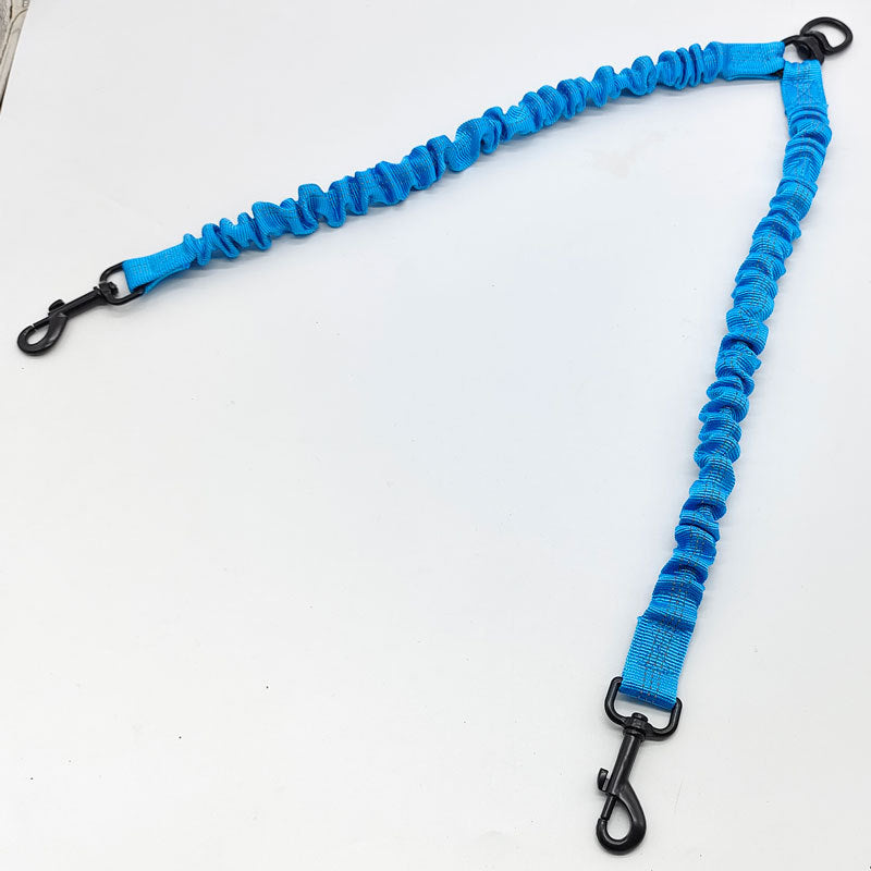 Blue Pet Double-Ended Rope + 1.5M Leash - Easy to walk two dogs, tangle-free design - view 2