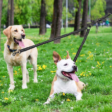 Black Pet Double-Ended Rope + 1.5M Leash - Easy to walk two dogs, tangle-free design - view 2
