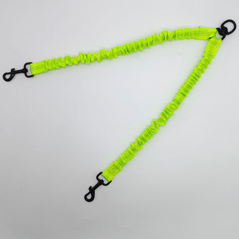 Green Pet Double-Ended Rope + 1.5M Leash - Easy to walk two dogs, tangle-free design - view 2