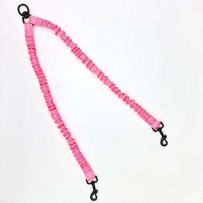 Pink Pet Double-Ended Rope + 1.5M Leash - Easy to walk two dogs, tangle-free design - view 2