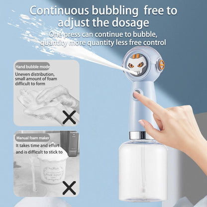 Dark blue Electric Pet Shampoo Foamer Gun - Dense Foam, Quiet Operation, Easy Bath - view 2