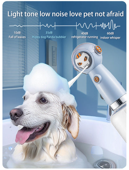 Light blue Electric Pet Shampoo Foamer Gun - Dense Foam, Quiet Operation, Easy Bath - view 6