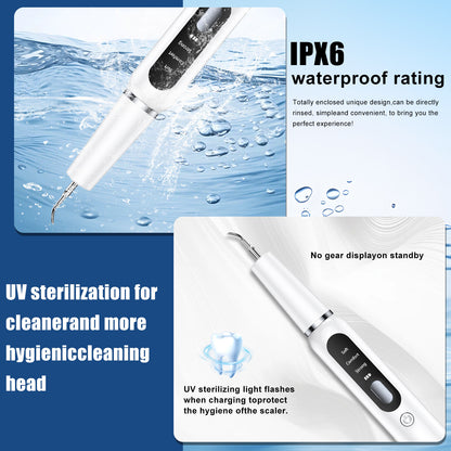 White Professional Pet Dental Cleaning Kit - Ultrasonic Scaler, Tools & 3 Modes - view 4