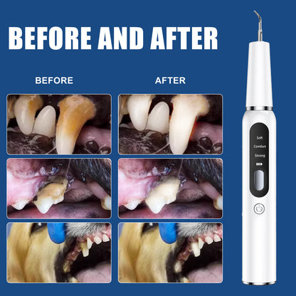 Black Professional Pet Dental Cleaning Kit - Ultrasonic Scaler, Tools & 3 Modes - view 3