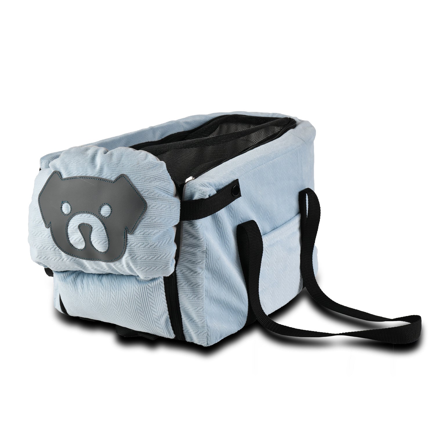 Blue Pet Car Booster Seat for Small Dogs & Cats - Safe Travel Carrier Bed - view 3