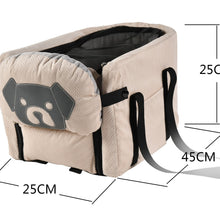 Black Pet Car Booster Seat for Small Dogs & Cats - Safe Travel Carrier Bed - view 2