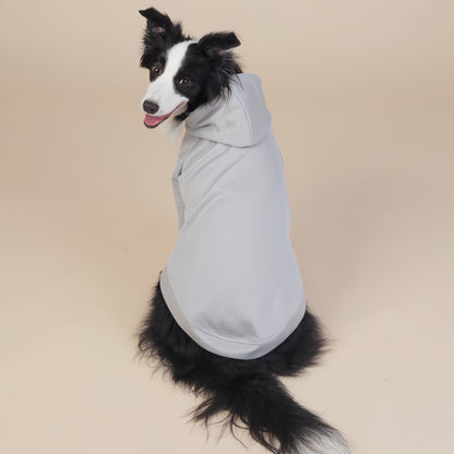 Grey Classic Dog Sweatshirt with Hood & Drawstrings - For Large Dogs (Size : 3XL) - view 3