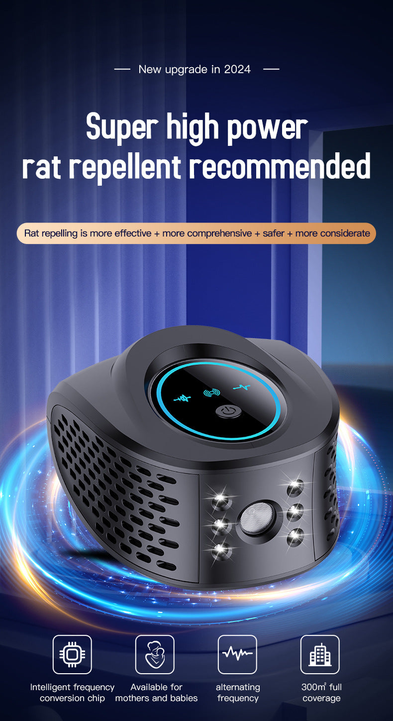 White Advanced Ultrasonic Pest Repeller - Multi-Wave Tech for Mice, Roaches, Mosquitoes - view 2