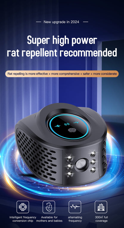 White Advanced Ultrasonic Pest Repeller - Multi-Wave Tech for Mice, Roaches, Mosquitoes - view 2