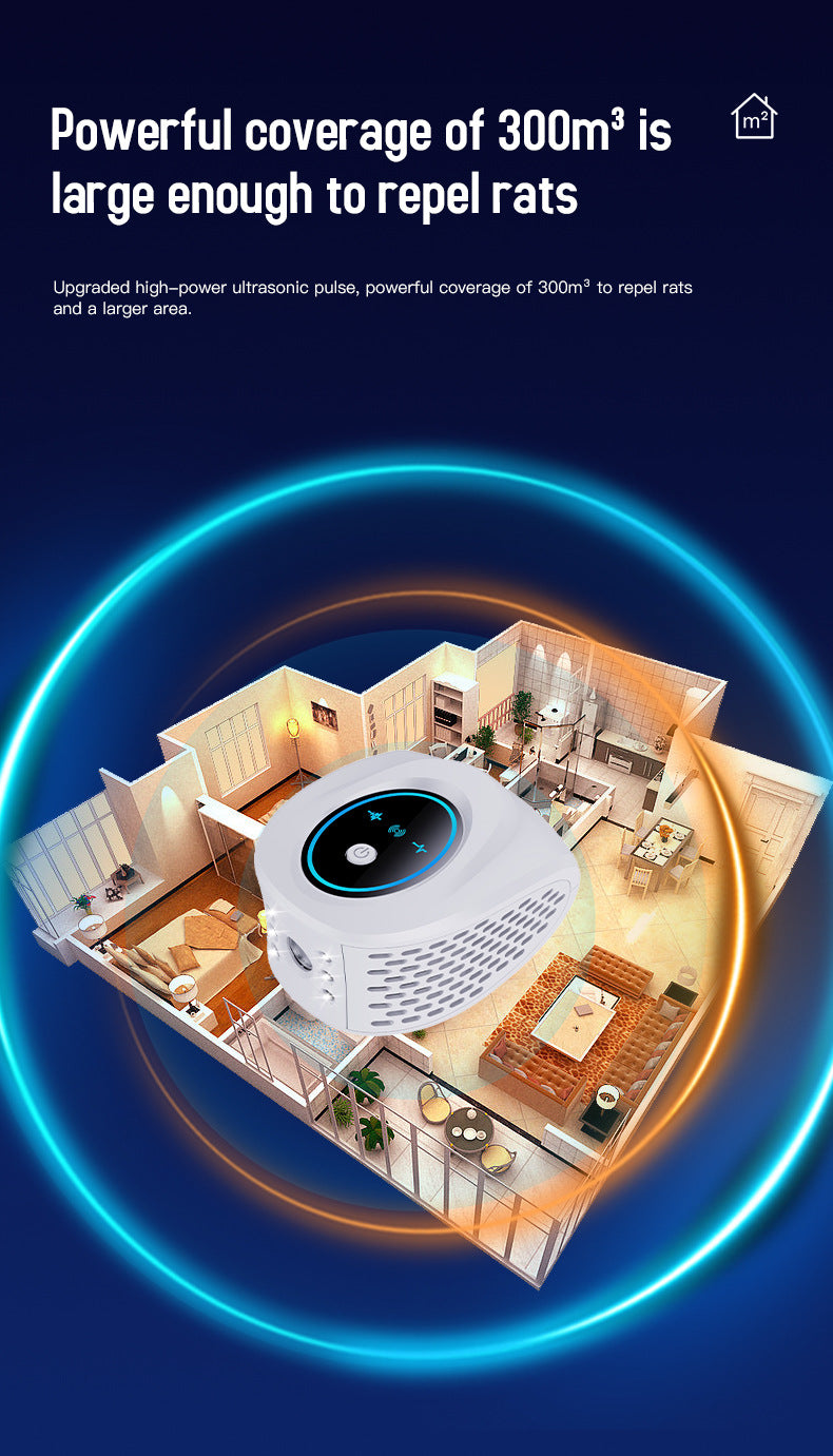 White Advanced Ultrasonic Pest Repeller - Multi-Wave Tech for Mice, Roaches, Mosquitoes - view 5